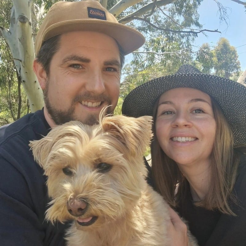 Alex and Andrew (and Luna)