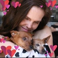 This was my Bonnie Biscuit and my Eli, both in doggy heaven