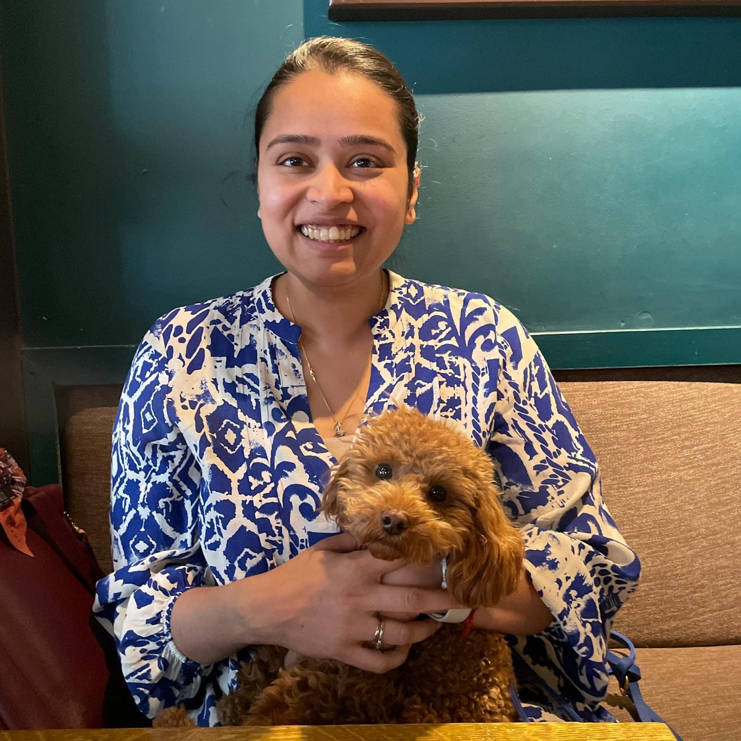 Arushi and Cookie 🐶