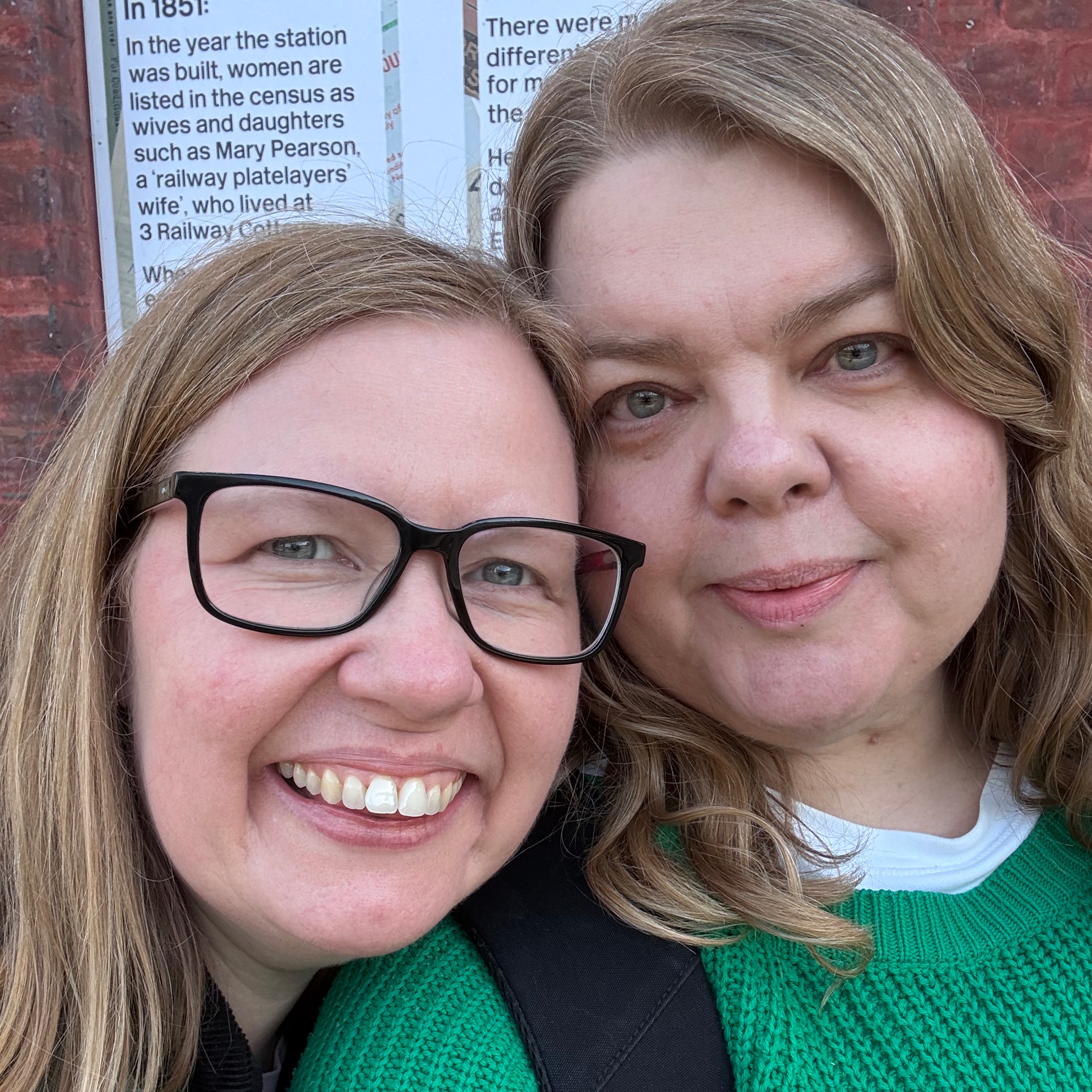 Angela and Bronwyn